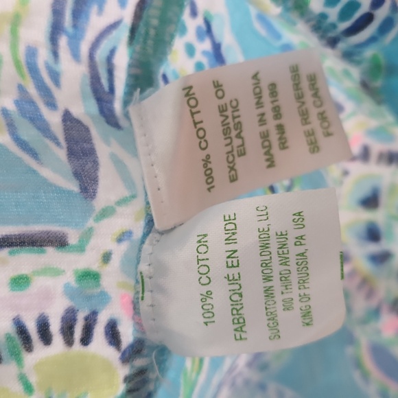 Lilly Pulitzer Essie Top in Bermuda Bay Turtle Season - Picture 6 of 6